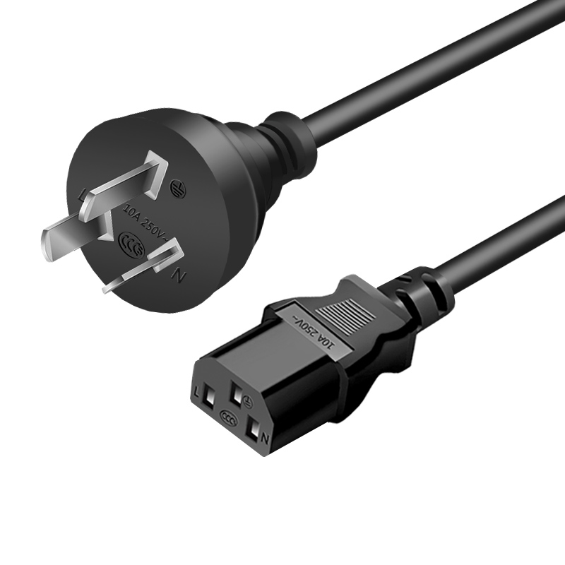 三孔通用加长电源线 连接数码与生活电器的可靠纽带